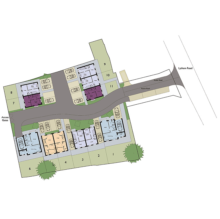 Ruskin Road siteplan